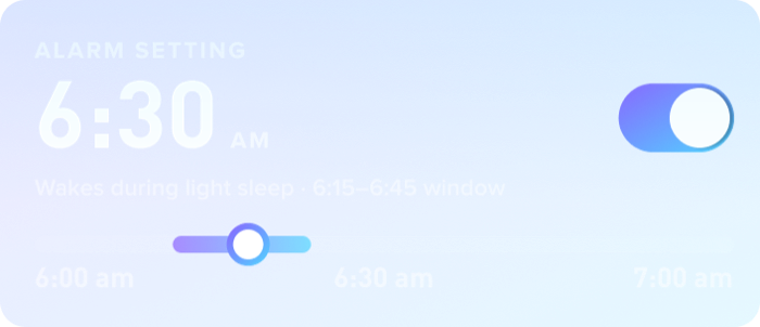 Smart alarm