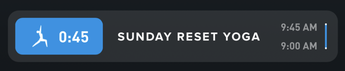 Planned activity